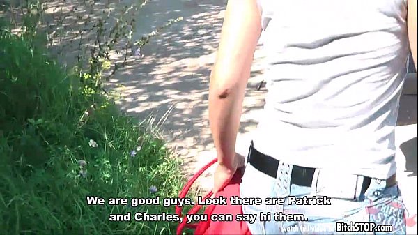 Download Video - Bitch STOP - Skinny Verca fucked by two guys at the pool