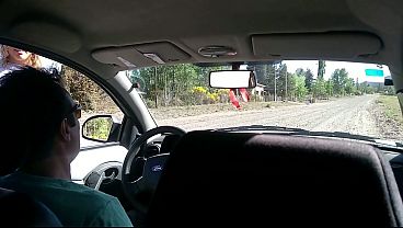 Young stranger masturbates me in my car on the street