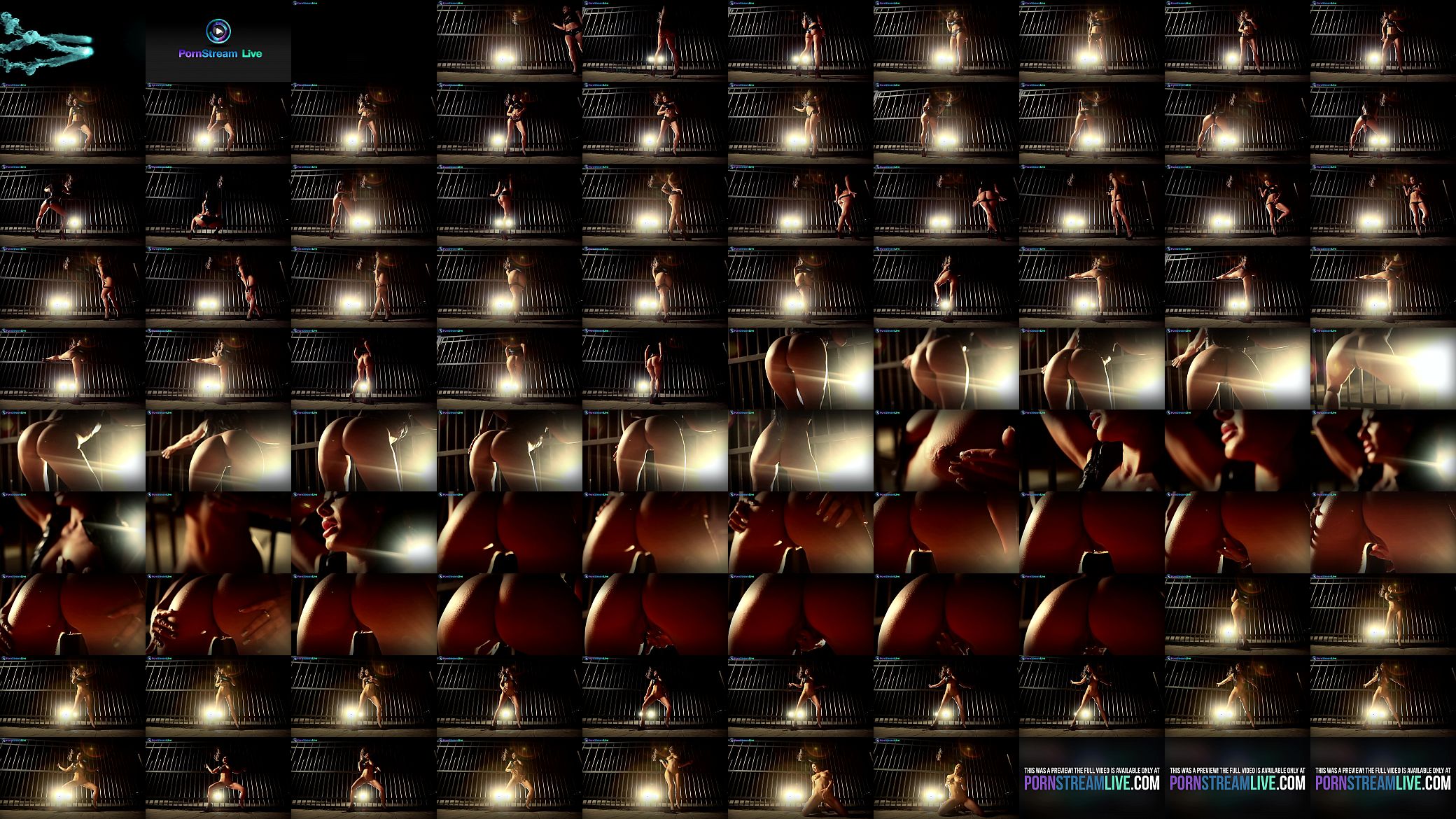 Hot European babe Sandra Romain creative tease and kinky bondage solo video 预览图