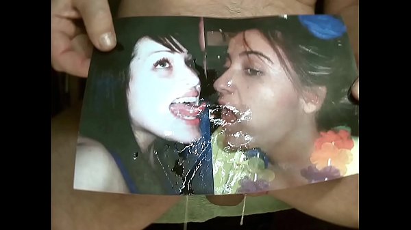 Zwei geilen Spermaschlampen das Gesicht besamt ...