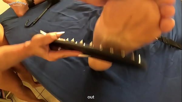 Tickling on male body