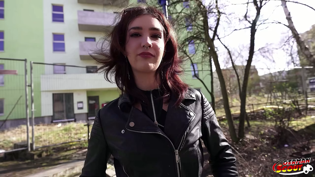 GERMAN SCOUT - Skinny Redhead Teen Scarlett Spark get eye Rolling Orgasm at Casting Sex