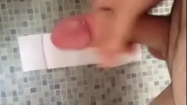 Wanking my hard cock