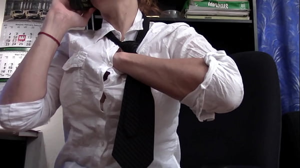 Download Video - Julia Sexy Big Natural Tits Secretary Masturbating on Work