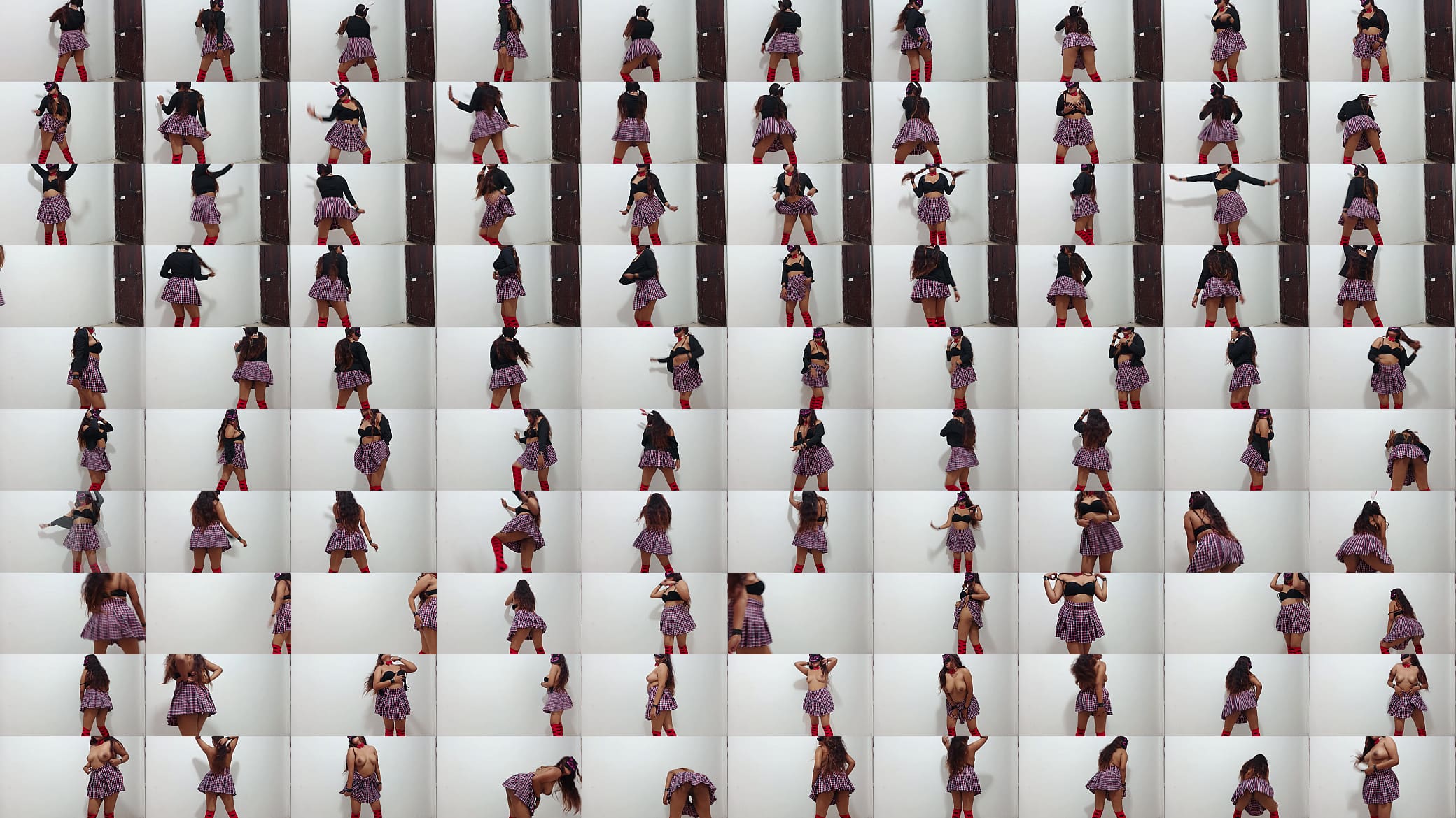 Watching my stepsister dancing in a skirt taking off the thread she&#039;s wearing, what do you think? 预览图