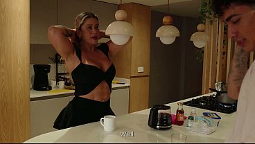 MILF Mature woman asks me for a strange favor: a glass of semen for a beauty treatment