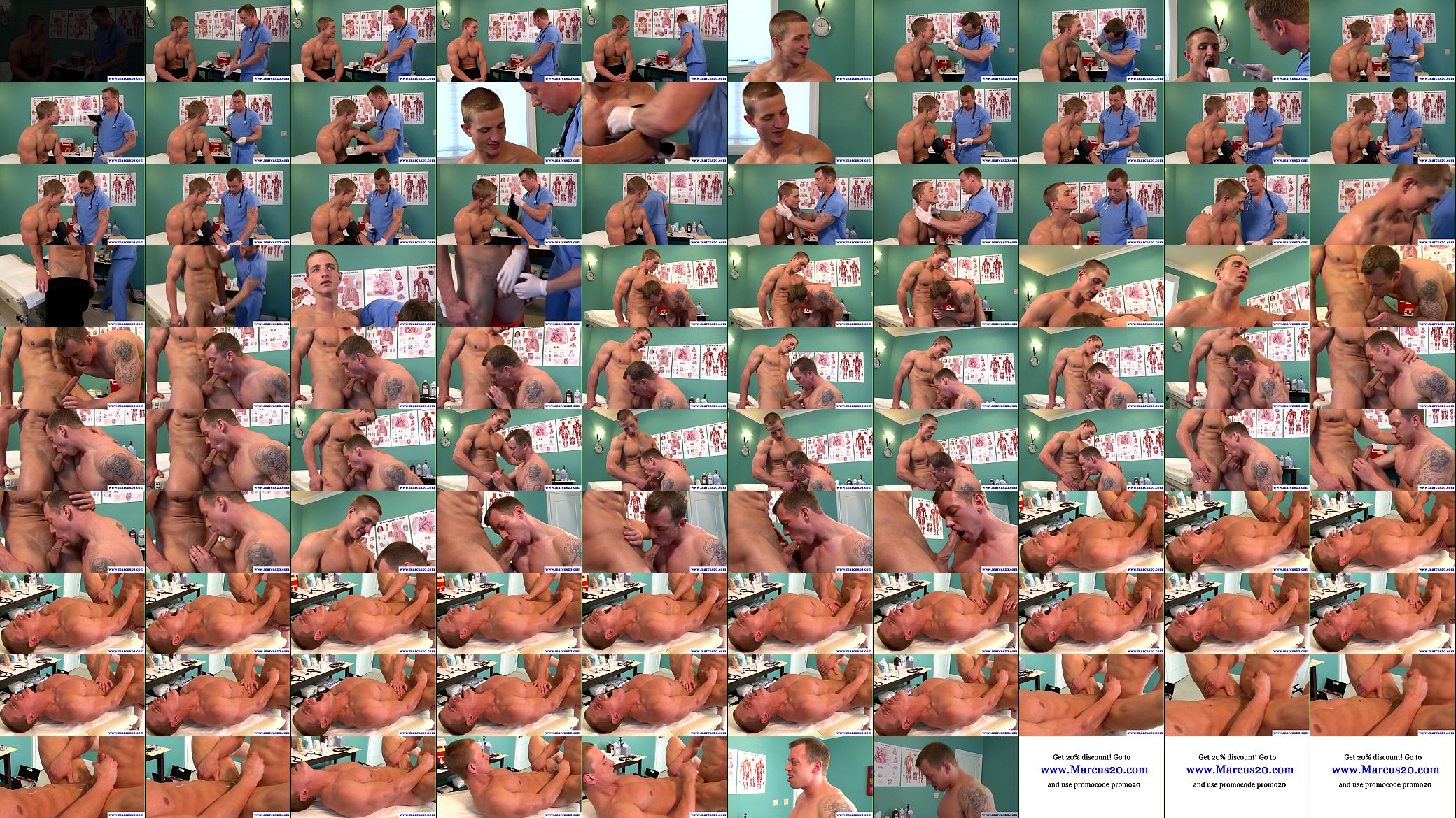 Cut stud assfucked by muscular doctor 预览图