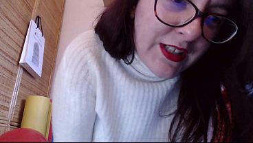 SNEER & SWEAT: Nicoletta Humiliates Her Slave on a Video Call