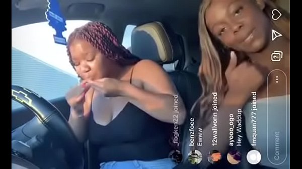 Tricked Ebony into showing her pretty ass feet on IG live