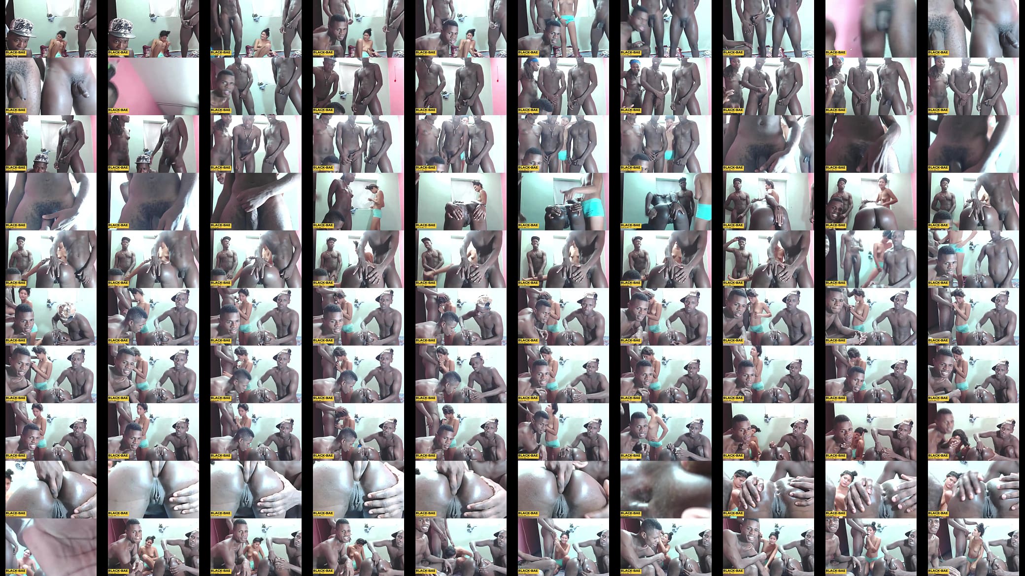Gangbang with Double Cutes teens  gangbanged by 3 black guys 预览图