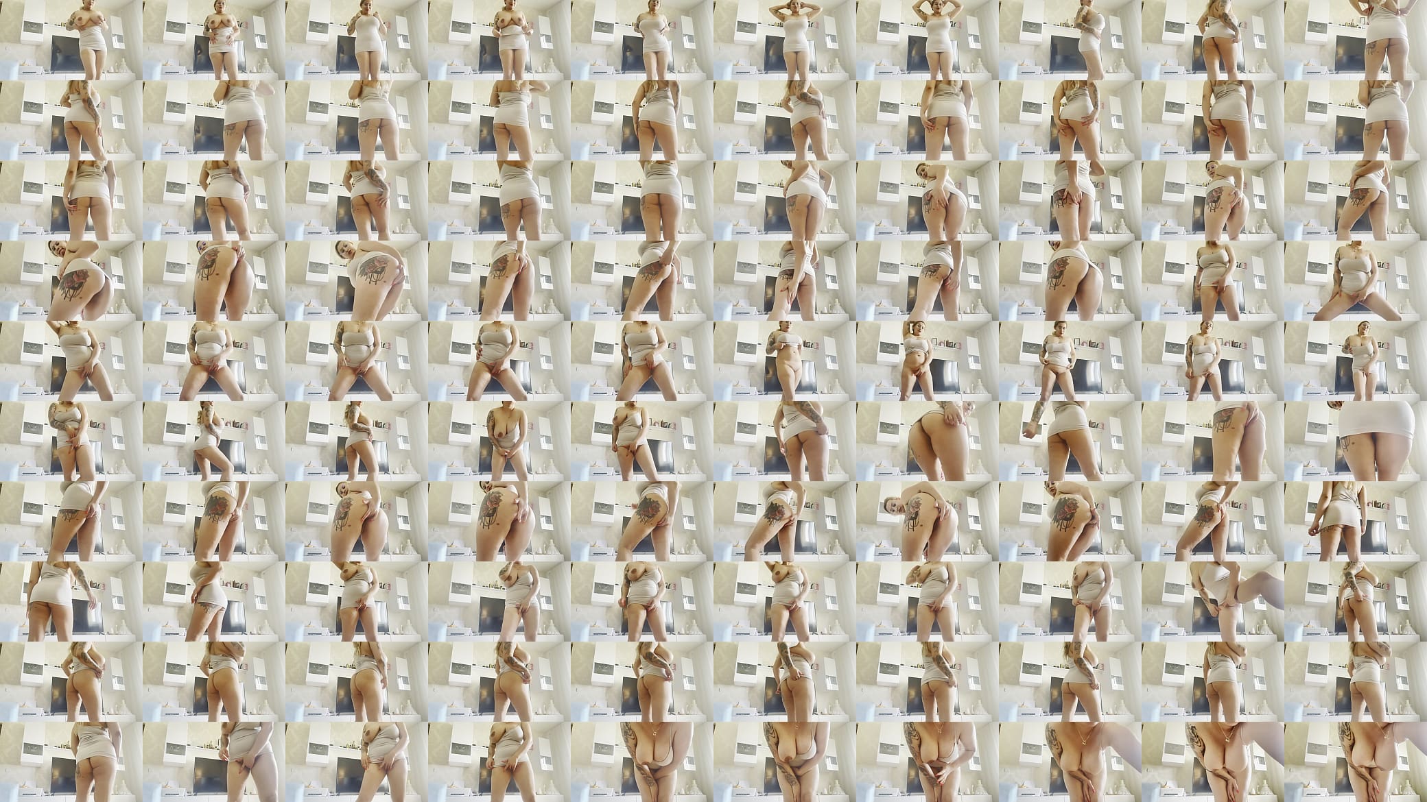Teen mini skirt ass and pussy masturbate 预览图