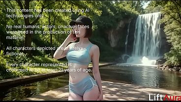 My stepsister and I had sex in the park by the waterfall after our run. I love fucking her, and she loves taking my dick. She's a real slut[AI]