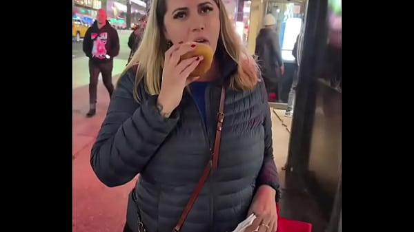 Licking the pink icing off this  donut is a little...???