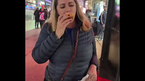Licking the pink icing off this  donut is a little...???