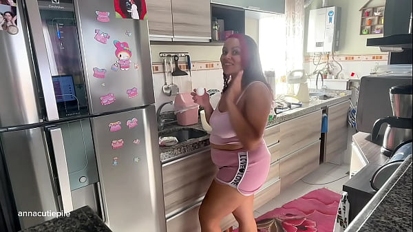  Chubby Girl Accidental Farting While Baking Cute Cupcakes