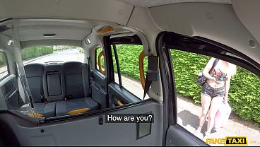 Cute Little Blonde with Natural Beauty getting FISTED by the DRIVER - Fake Taxi