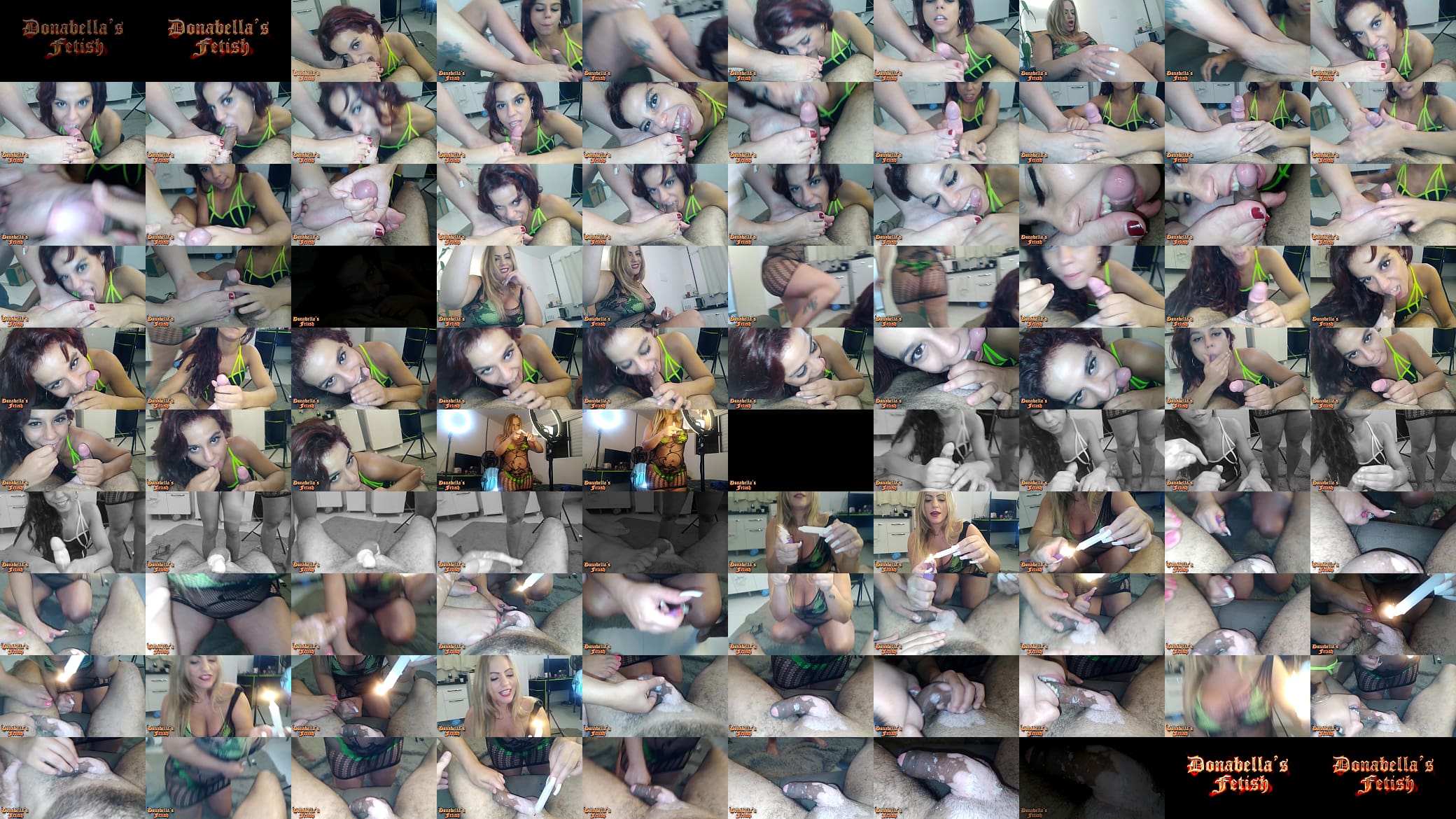DUAS DOMINADORAS TORTURANDO A ROLA DO SUBMISSO COM VELA, P&Eacute;S E MORDIDAS (Goddess Donabella; Ines Ventura) 预览图