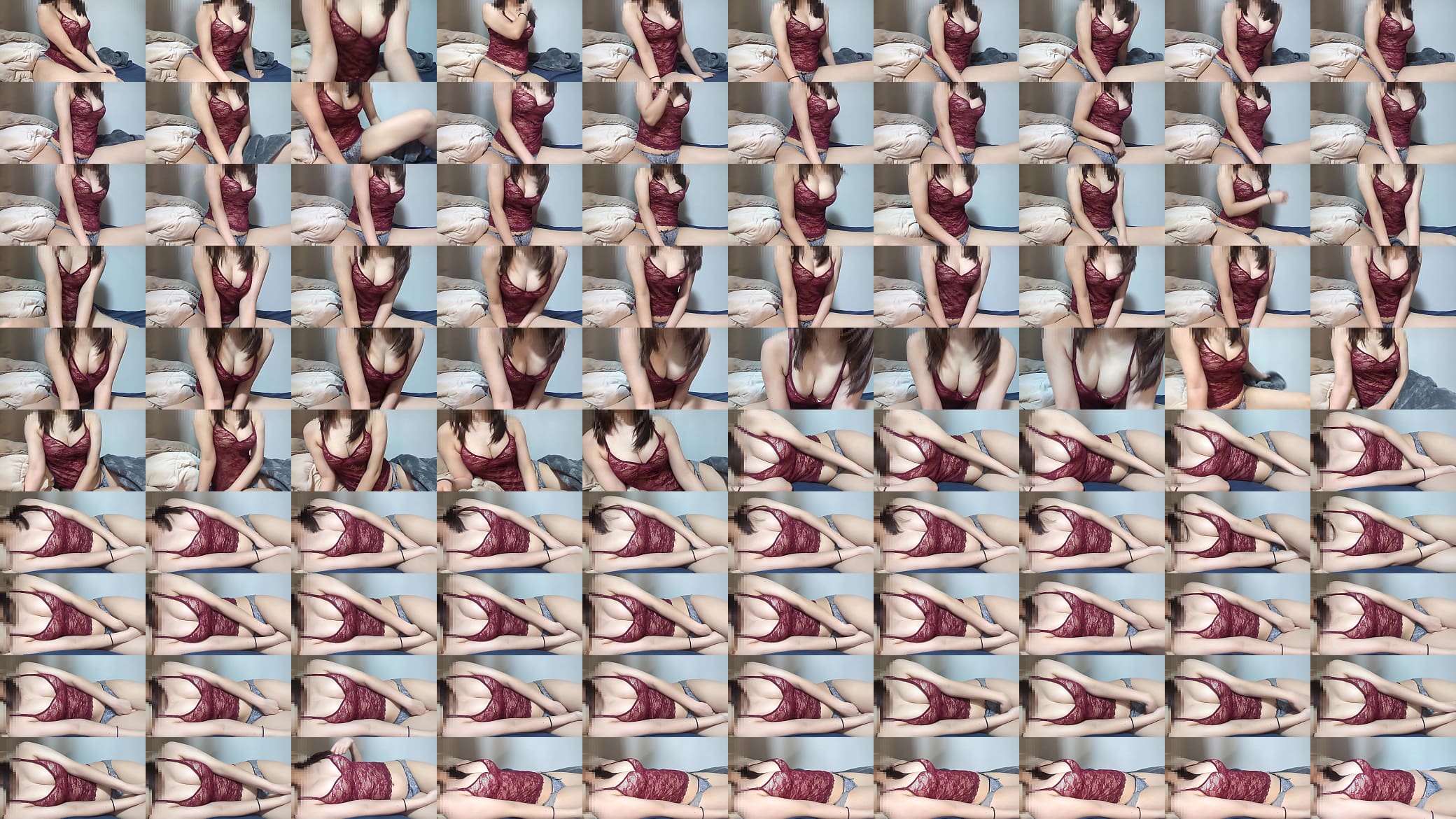 寝る前にエッチな下着つけておなにーする変態巨乳女子 预览图