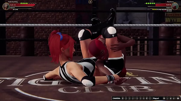 Polly Plaything VS Tina Torna (Naked Fighter 3D)
