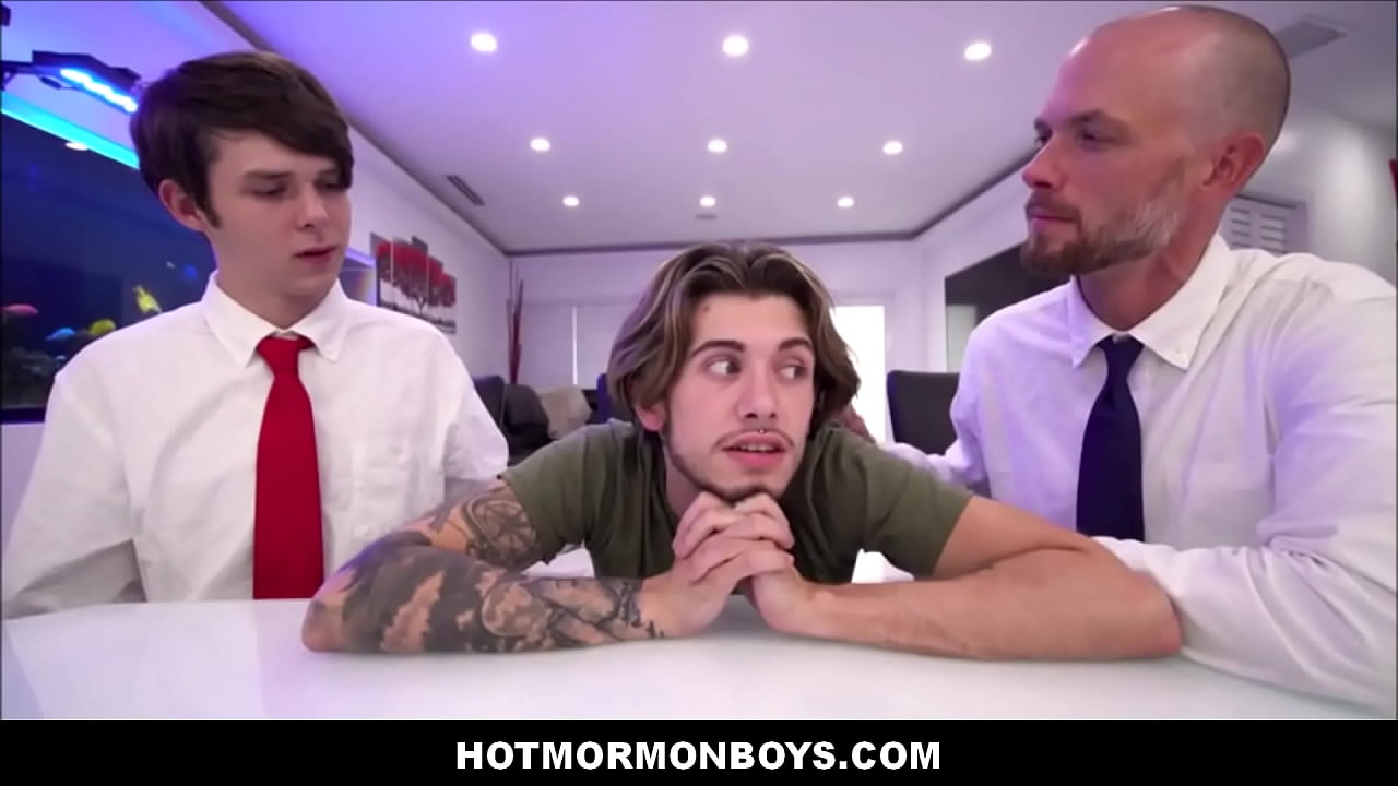 Trío de twink mormones calientes - Ryan Kneeds, Jake Lawrence, Dakota Lovell
                     anal teen skinny young threesome uniform teens boys gay twink boy twinks bareback taboo uniforms big cock mormon mormons muchos negros