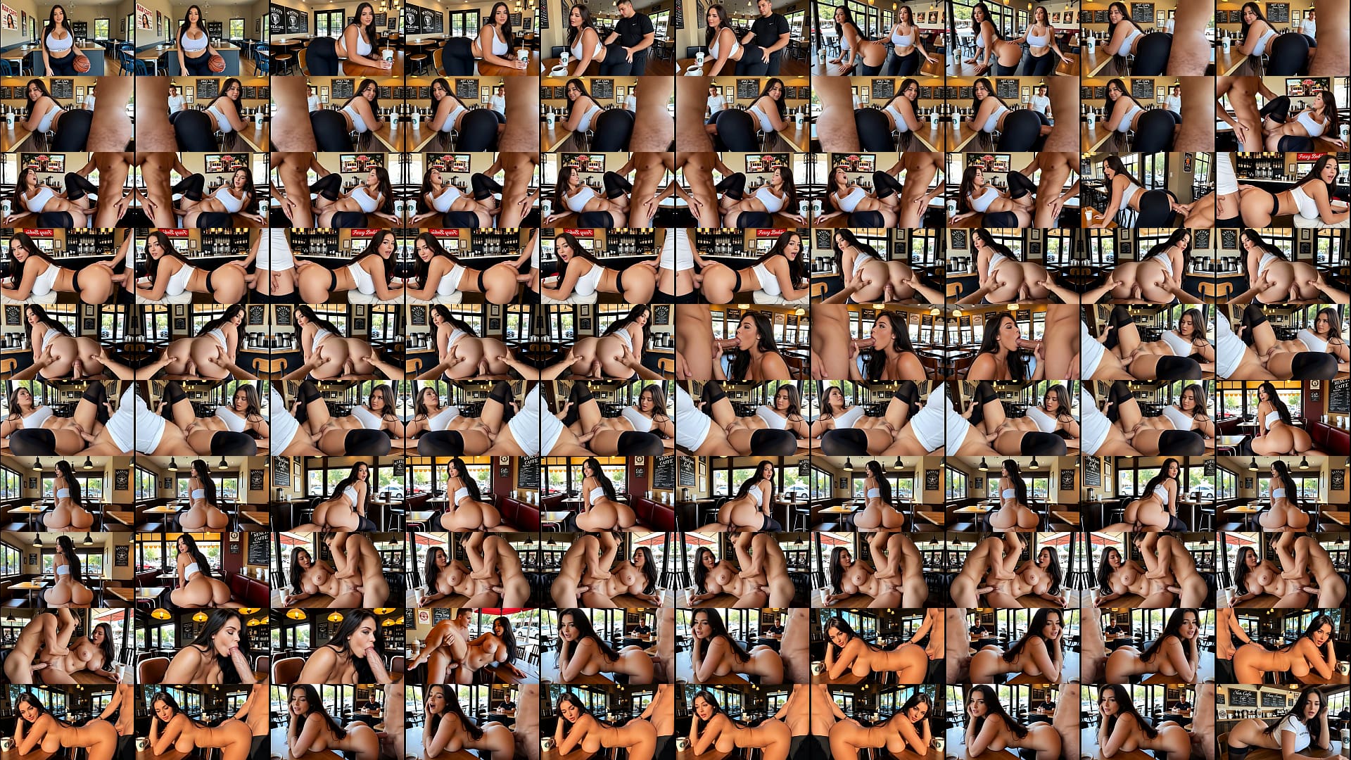 Best sex in cafe (AI generated) 预览图