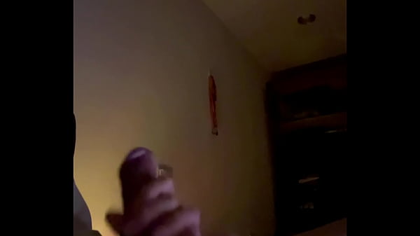 Brother with big dick cums late at night