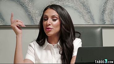 Lesbian latina teen Kylie Rocket eating an arab MILFs pussy to get a job