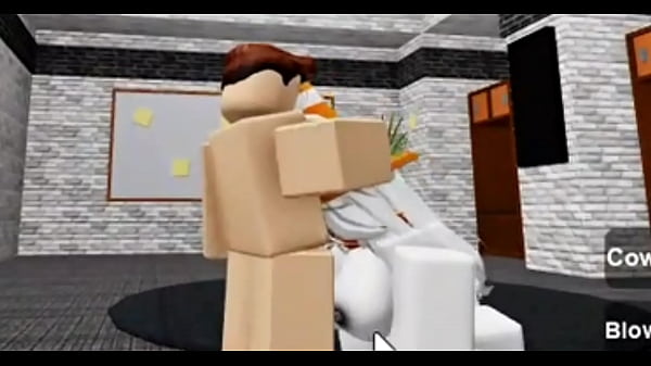 Download Video - Slutty Roblox bunny girl sneaks in boy's locker room then gets fucked