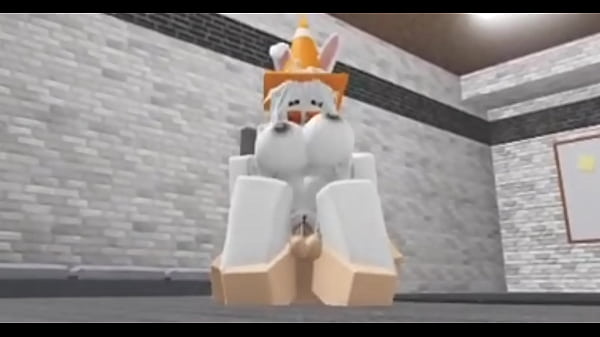 Slutty Roblox bunny girl sneaks in boy's locker...