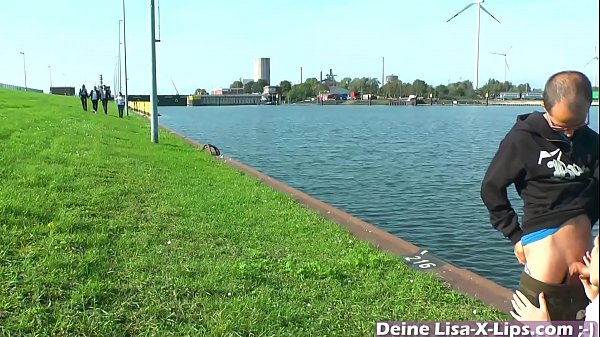 caught in public sex blowjob with german amateur teen