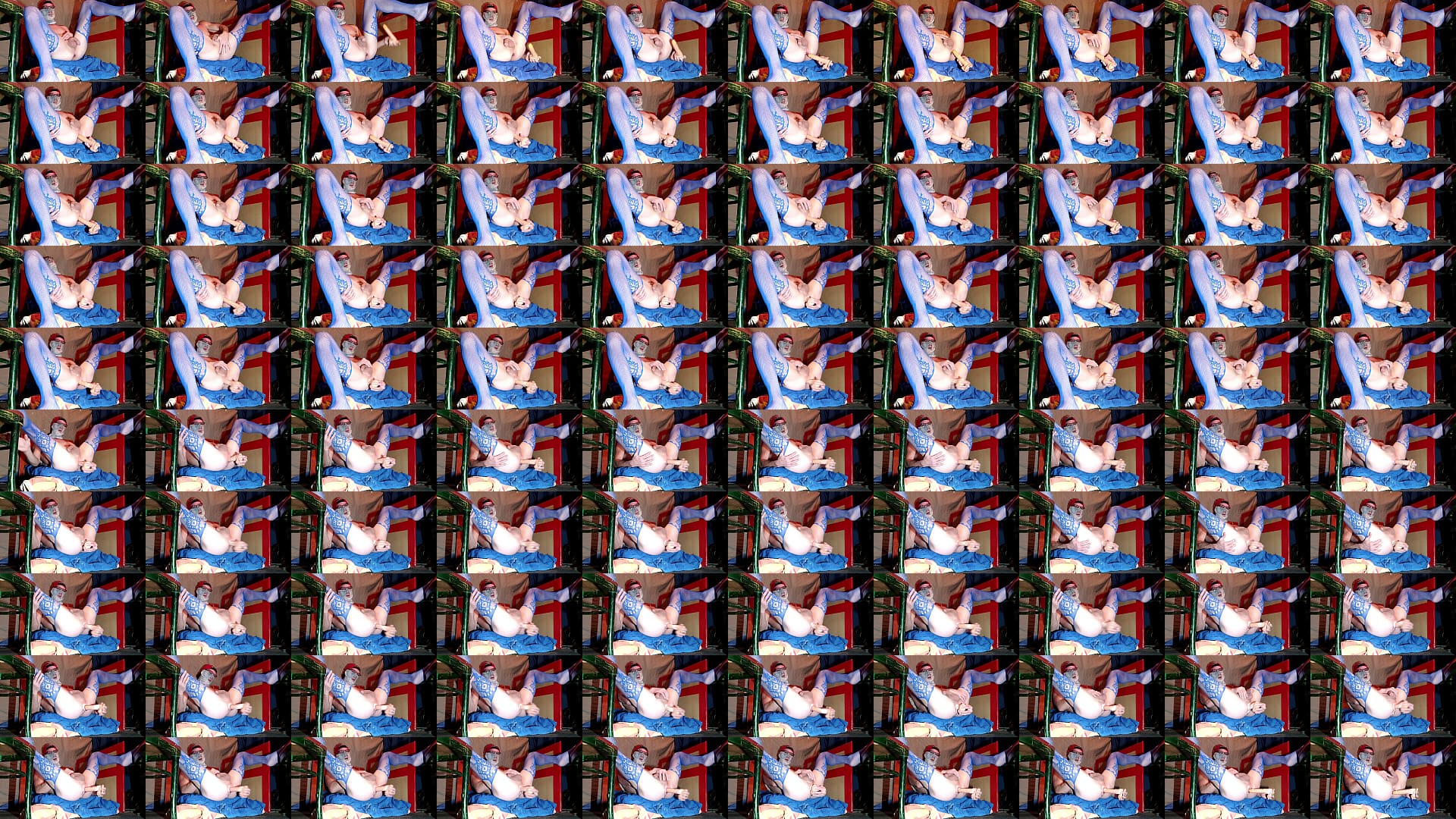 Twink has multiple anal sissygasms while dreaming about having a real cock to get him dripping 预览图