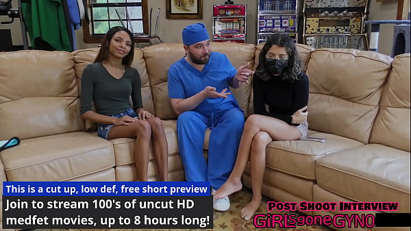 Ebony Solana Humiliated During Cheerleading Physical, Thinking It Was Just A Formality! But Finds Out Doctor Tampa Will THOROUGHLY Examine This Hottie At GirlsGoneGyno Reup