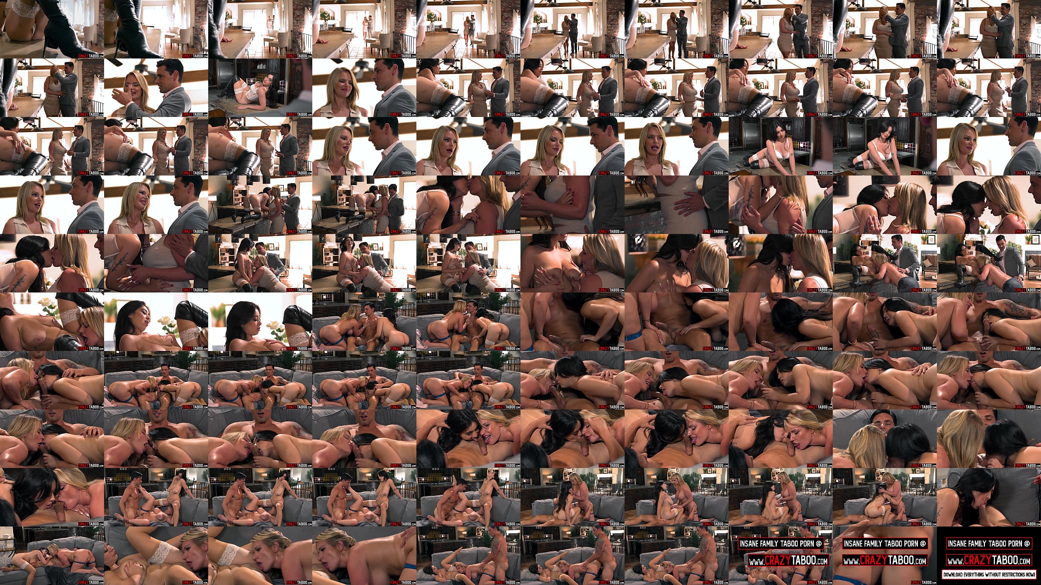 Husband surprised his big tits wife Rachael Cavalli with sexy big ass slut Chloe Surreal 预览图