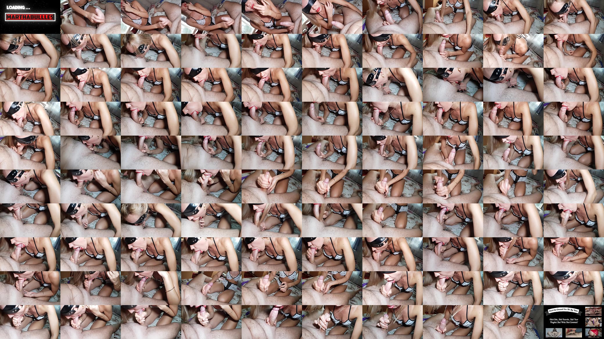 DEEP THROAT to my friends, he cums in my mouth while my girlfriends is working - Marthabullles 预览图
