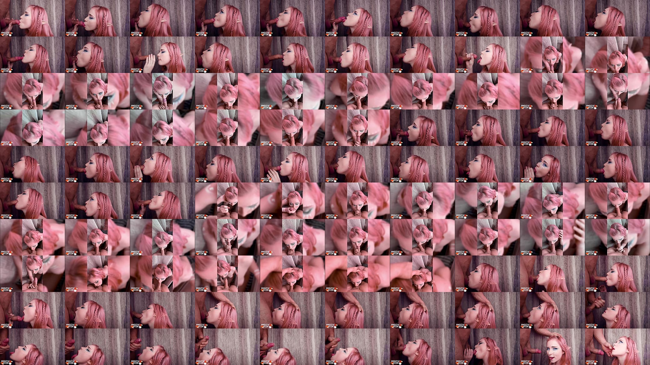 Elf Passionate Blowjob Big Dick Lover Closeup - Pov 预览图