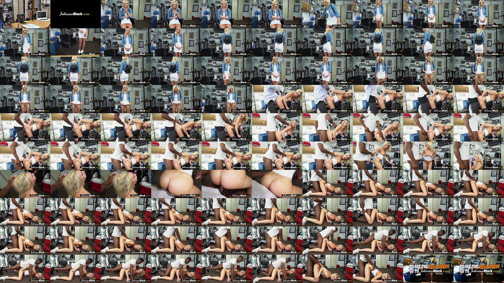 Ditzy blonde is banged by horny casting director in multiple poses 预览图