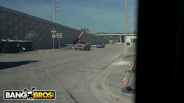 BANGBROS - The Bang Bus Picks Up A Hooker Named Victoria Gracen On The Streets Of Miami