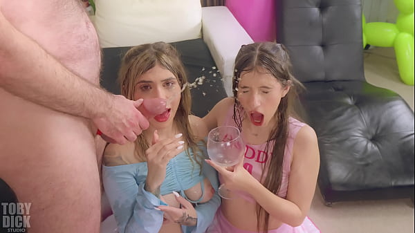 Download Video - WET ANAL A2M Stepsisters and Sofia Smith share and old man's yellow PISS and taste the HARD COCK from each other's ASS