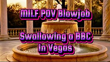 Vegas MILF Sucks BBC POV With Huge Cumshot On Her Face And 42G Tits