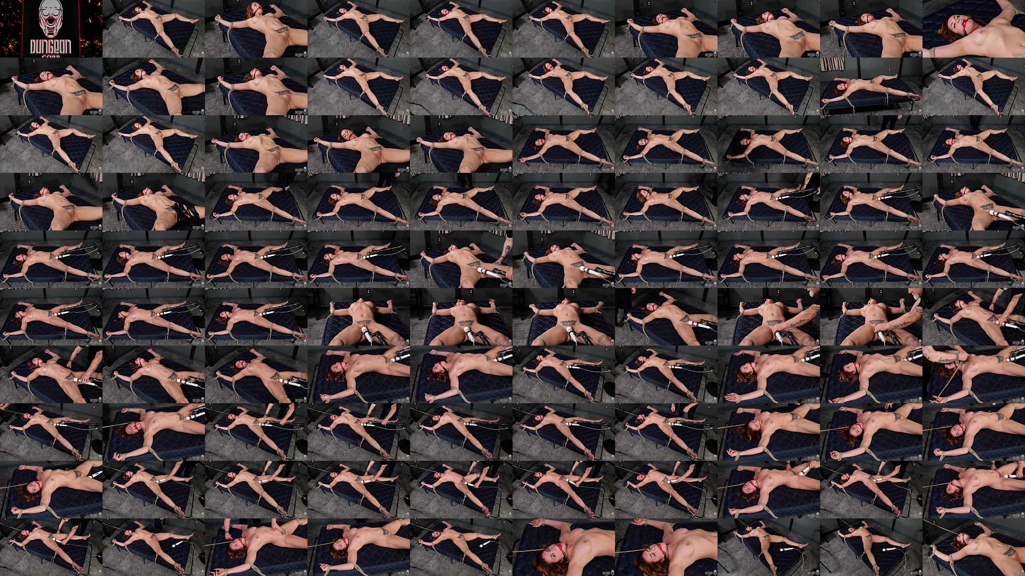 Roped to the bed in 8 point spread. 预览图