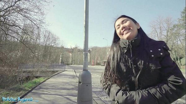Public Agent Asian babe Alina Crystall Fucks Stranger for Cash