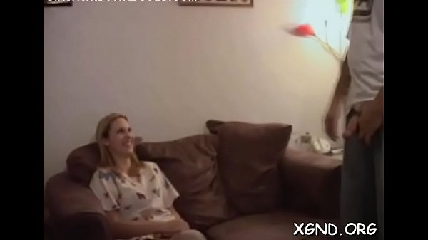 Fascinating blonde kitty Melanie enjoys facials after sex