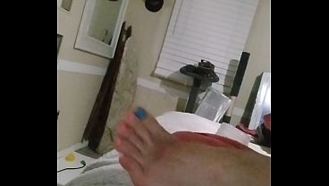 Rubbing my feet