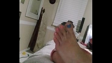 Rubbing my feet