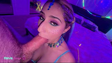 Dahlia Takes Control In A Neon-Drenched Late-Night Encounter!