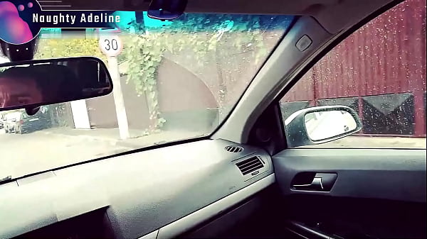 Sloppy blowjob in car with cum in mouth by Naughty Adeline - TRAILER