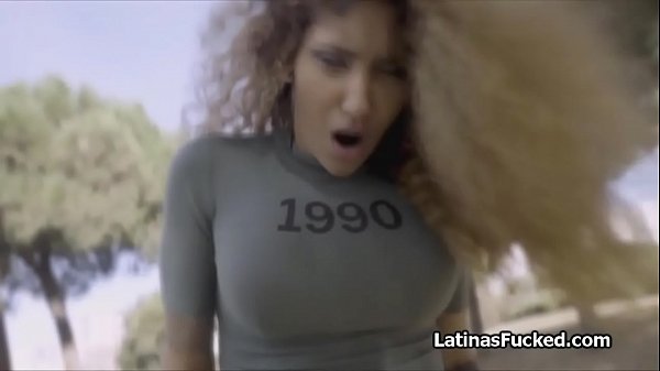 Curvy and curly Latina fucked hard by a fat cock