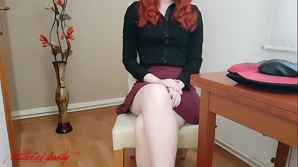 Ginger anatomy teacher teaches you how to mastu...