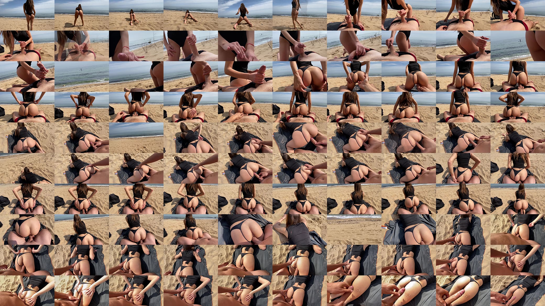 She caught us fucking at the public beach 预览图