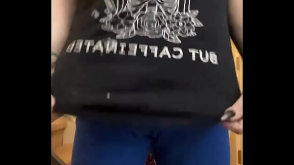 How I look on any typical day while I’m cleaning and doing MILF things at home. Notice the closet I’m working on, beh ...